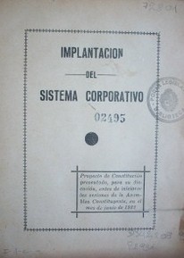 Implantación del sistema corporativo