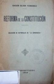 Reforma de la constitución