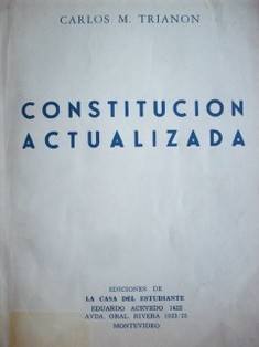 Constitución actualizada