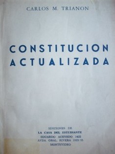 Constitución actualizada