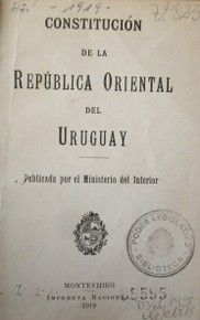 Constitución de la República Oriental del Uruguay