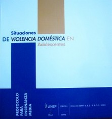 Situaciones de violencia doméstica en adolescentes : protocolo para enseñanza media