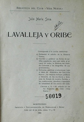 Lavalleja y Oribe