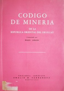 Código de Minería de la República Oriental del Uruguay