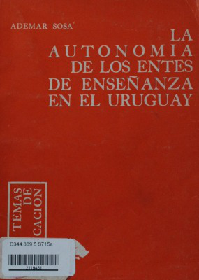 Autonomía de los entes de enseñanza en el Uruguay