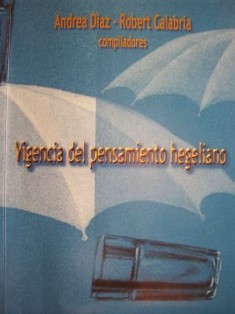 Vigencia del pensamiento hegeliano