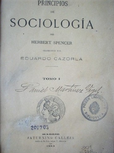Principios de Sociología