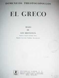 Domenicos Theotocopoulos : El Greco