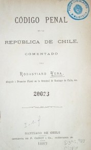 Código penal de la República de Chile