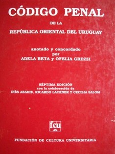 Código Penal de la República Oriental del Uruguay