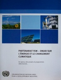 Partenariat fem - Onudi sur L'énergie et le changement climatique : un aperçu des projets et programmes sélectionnés