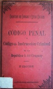 Código penal y código de instrucción criminal