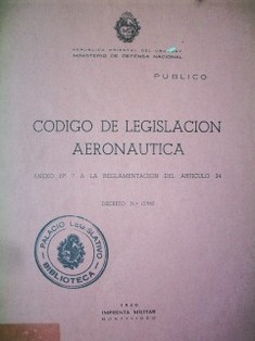 Código de Legislación Aeronáutica