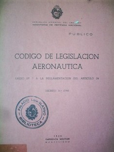 Código de Legislación Aeronáutica