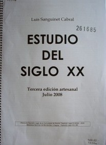 Estudio del siglo XX