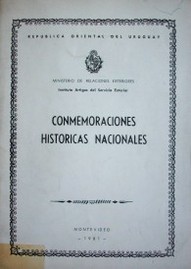 Conmemoraciones históricas nacionales