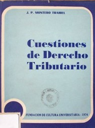 Temas de derecho tributario