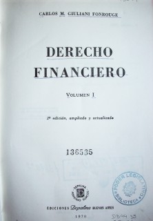 Derecho financiero