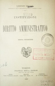 Instituzioni di diritto amministrativo