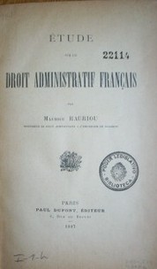 Droit administratif francais