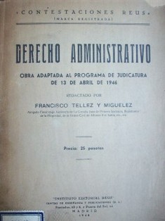 Derecho Administrativo