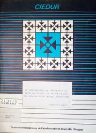 La insuficiencia de inversión y el papel del Estado : la visión de los industriales en la crisis (1985-1990)