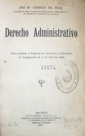 Derecho administrativo