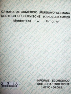 Informe económico Wirtschaftsbericht : 1.07.90 - 30.06.91