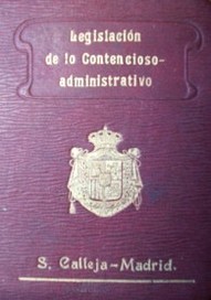 Legislación de lo contencioso-administrativo