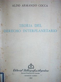 Teoría del Derecho Interplanetario