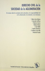 Derecho civil de la sociedad de la aglomeración : un ensayo sobre la revolución de los derechos y la responsabilidad civil en la urbanización, la circulación y las inmisiones