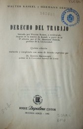 Derecho del Trabajo