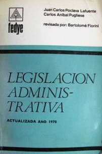 Legislación administrativa actualizada : año 1970