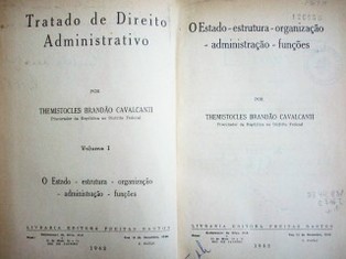 Tratado de direito administrativo