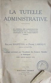 La tutelle administrative