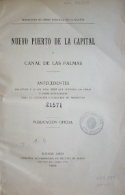 Nuevo puerto de la capital y canal de Las Palmas