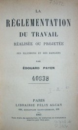 La réglementation du travail