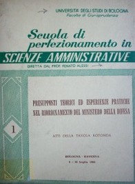 [Scuola di perfezionamento in scienze amministrative]