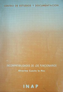 Incompatibilidades de los funcionarios