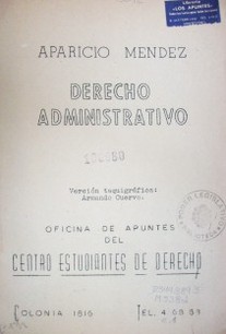 Derecho administrativo