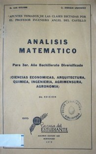 Análisis matemático