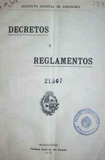 Decretos y reglamentos