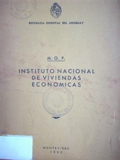 Instituto Nacional de viviendas económicas