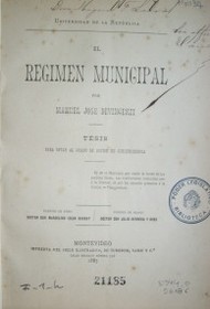 El régimen municipal