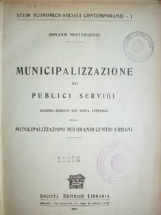 Municipalizzazione dei publici servigi