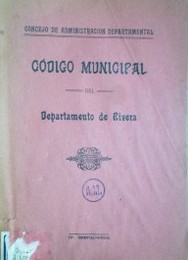 Código Municipal del Departamento de Rivera