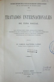 Tratados internacionales de tipo social