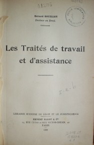 Les traités de travail et d'assistance