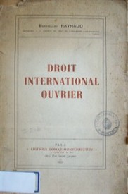 Droit international ouvrier