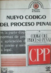 Nuevo código del Proceso Penal